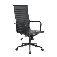 Cadeira de Escritório Presidente Giratória com Relax New Best All-Black Preta - 1