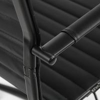 Cadeira de Escritório Presidente Giratória com Relax New Best All-Black Preta - 7