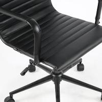 Cadeira de Escritório Presidente Giratória com Relax New Best All-Black Preta - 9