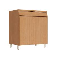 Balcão de Cozinha com Tampo Simone Mendes 100% MDF 2 Portas 1 Gaveta Carvalho - 1