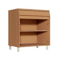 Balcão de Cozinha com Tampo Simone Mendes 100% MDF 2 Portas 1 Gaveta Carvalho - 2