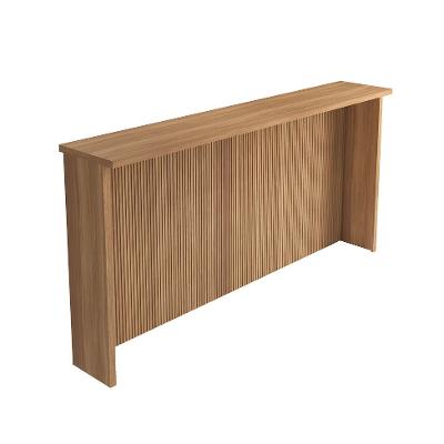 Bancada Ripada Ilha 100% MDF Nature 200 cm