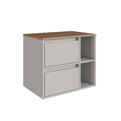 Gabinete Suspenso Amara 1 Porta 1 Gaveta Mel e Arenas