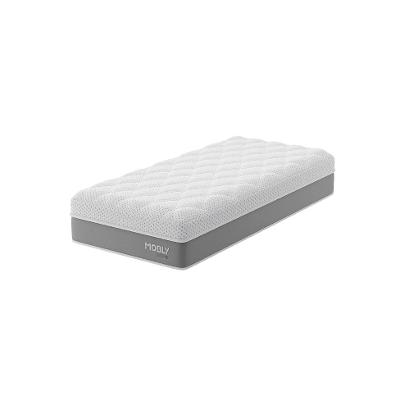 Colchão Solteiro Sublime Mola Ensacada e Espuma Viscoelástica (32x88x188) Cinza e Branco