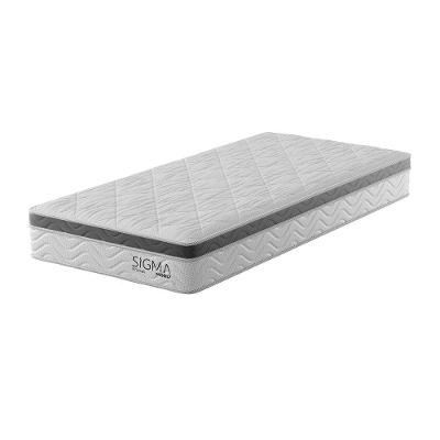 Colchão Solteirão Sigma Misto (22x108x198) Branco e Cinza