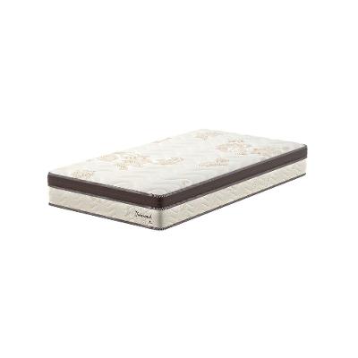 Colchão Solteirão Diamond Euro Molas Ensacadas (26x108x198) Bege e Marrom
