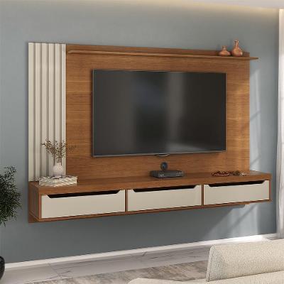 Painel para TV até 75 Polegadas Presence Cinamomo e Off White
