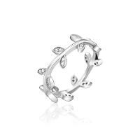 Anel com Zircônia em Prata 925 - 2