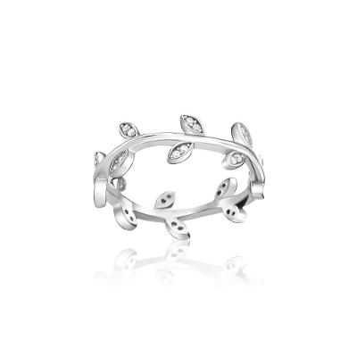 Anel com Zircônia em Prata 925