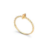 Anel em Ouro Amarelo  com Citrino - 10