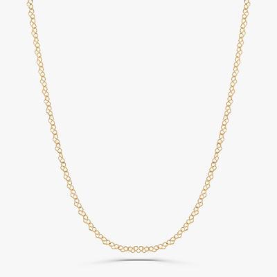 Corrente Malha Love em Ouro Amarelo 18k - 45 cm
