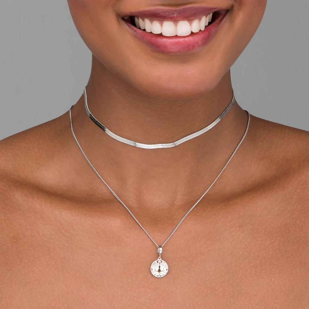 Charm Gêmeos Cravejado em Prata 925 - 2