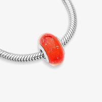 Charm Separador Vermelho Brilhoso em Prata 925 - 2