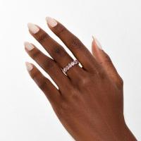 Anel Aparador com Rose de France e Iolita em Prata 925 com Banho de Ouro Rosé 18k - 2