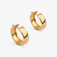 Brinco Argola em Prata 925 com Banho de Ouro Amarelo 18k - 3