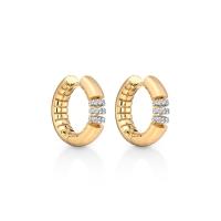Argola com Diamante em Ouro Amarelo 18k - 3