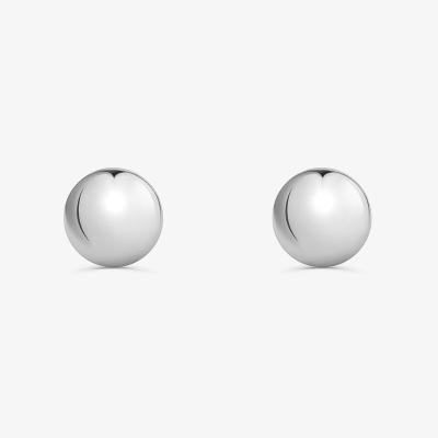 Brinco Esfera em Ouro Branco 18k - 9 mm