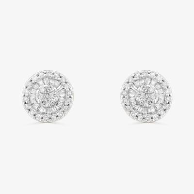Brinco Stud com Diamantes em Ouro Amarelo 18K - 8 mm