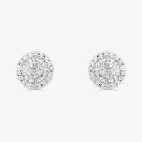Brinco Stud com Diamantes em Ouro Amarelo 18K - 8 mm - 1