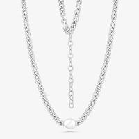 Colar Corrente Longo com Pérola em Prata 925 - 4