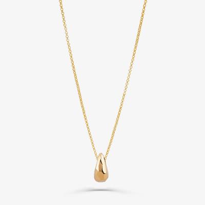 Colar Elos em Prata 925 com Banho de Ouro Amarelo 18k - 45cm