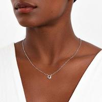 Colar Círculo Orgânico com Topázio em Prata 925 - 2