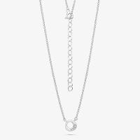 Colar Círculo Orgânico com Topázio em Prata 925 - 3