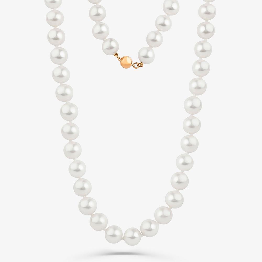 Colar de Pérolas com Fecho em Ouro Rosé 18k - 42 cm - 4