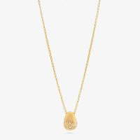 Colar com Topázio em Prata 925 com Banho de Ouro Amarelo 18k - 1