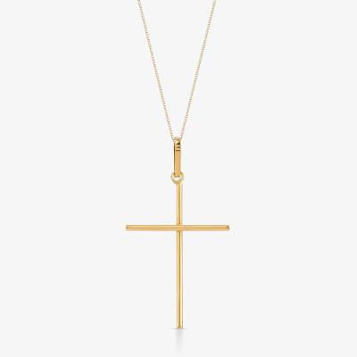 Pingente Cruz em Ouro Amarelo 18k