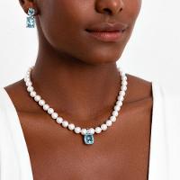 Pingente com Topázio Azul em Ouro Branco 18k - 2