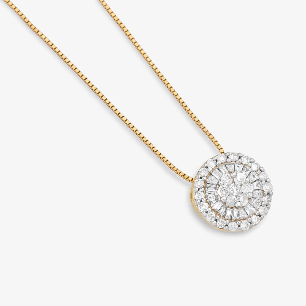 Pingente com Diamantes em Ouro Amarelo 18K - 8 mm - 2