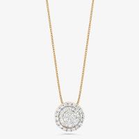 Pingente com Diamantes em Ouro Amarelo 18K - 8 mm - 1