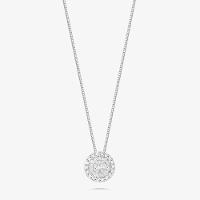 Pingente com Diamantes em Ouro Branco 18k - 8 mm - 1