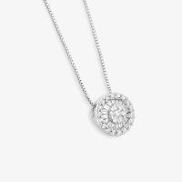 Pingente com Diamantes em Ouro Branco 18k - 8 mm - 2