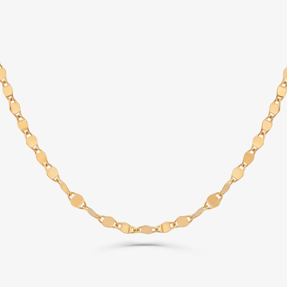 Corrente Malha Piastrinni em Ouro Amarelo - 45 cm - 1