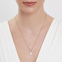 Pingente N. S. das Graças em Prata 925 com banho de Ouro Amarelo 18k - 2