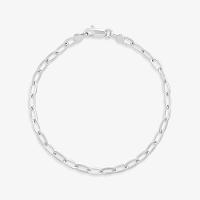 Pulseira Malha Elos em Prata 925 - 23 cm - 1