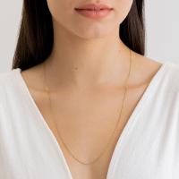 Corrente Malha Veneziana em Prata 925 com Banho de Ouro Amarelo 18k - 60 cm - 2