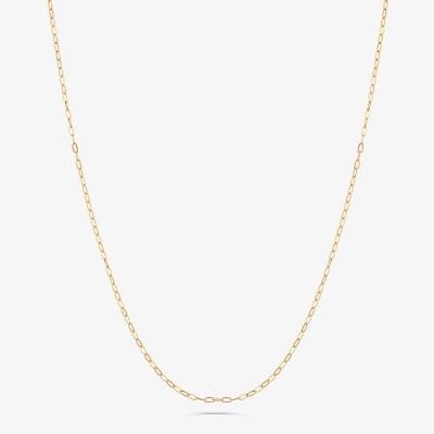 Corrente Malha Zeta em Ouro Amarelo 18k - 40 cm