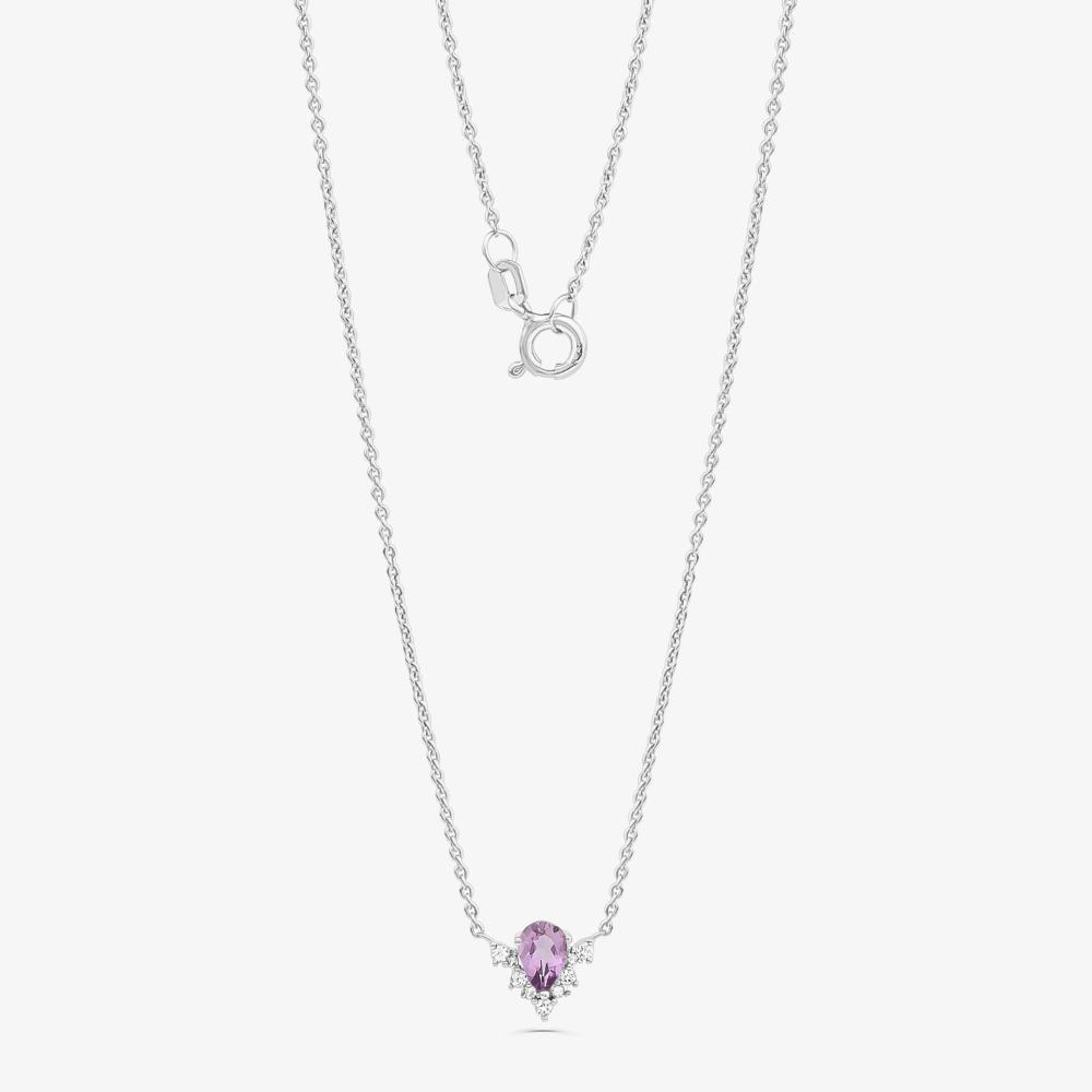 Colar com Ametista e Topázio em Prata 925 - 3