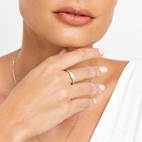 Anel Curvas com Topázio em Prata 925 - 2