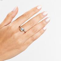 Anel Esfera Maxi em Prata 925 - 2