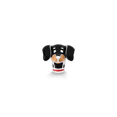 Charm Dachshund em Prata 925