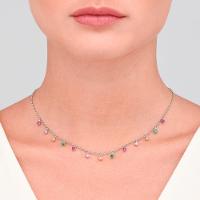 Colar com Zircônias idas em Prata 925 - 2