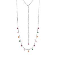 Colar com Zircônias idas em Prata 925 - 3