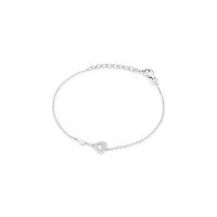 Pulseira Chave com Zircônia em Prata 925 - 1