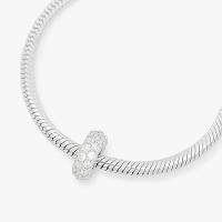 Charm Separador com Zircônia em Prata 925 - 5