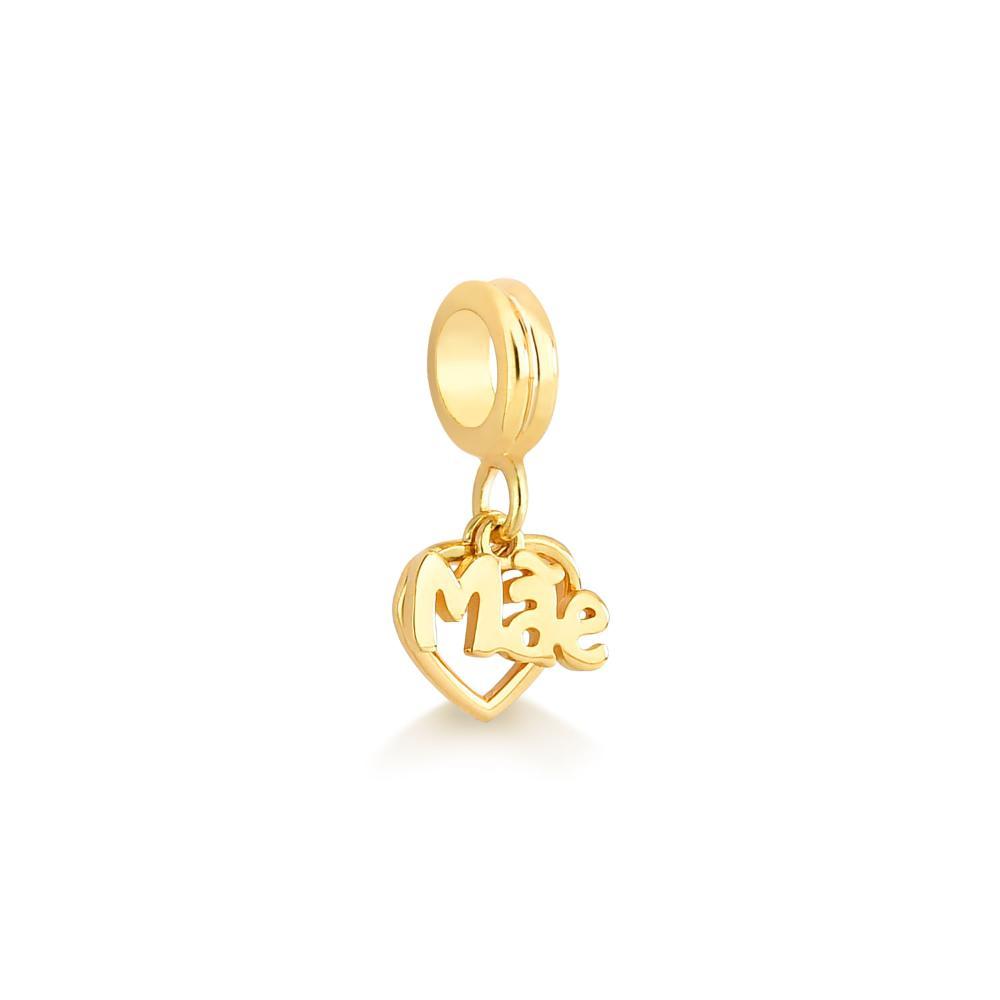 Charm Mãe em Prata 925 com Banho de Ouro Amarelo 18k - 2
