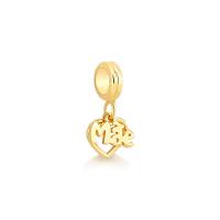 Charm Mãe em Prata 925 com Banho de Ouro Amarelo 18k - 5